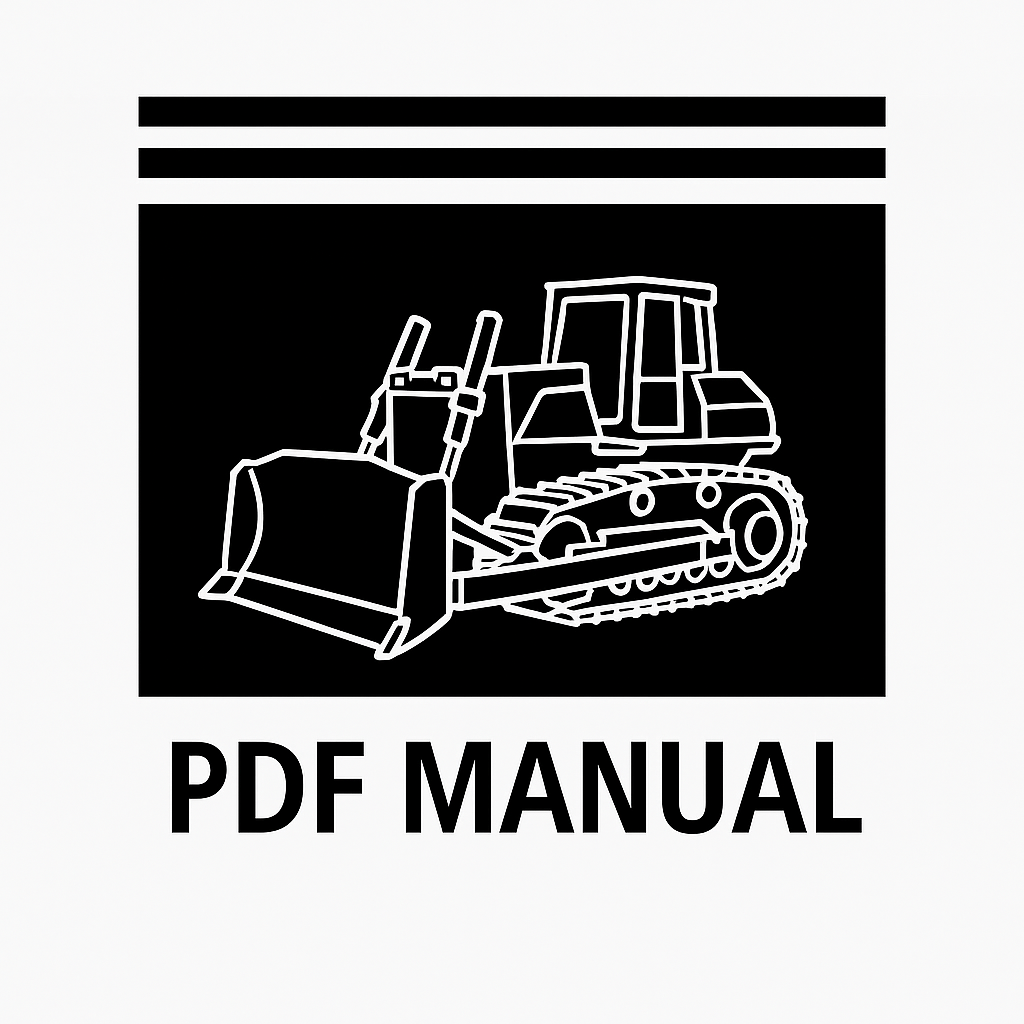 Komatsu D60E-3, D60S-3 Workshop Manual PDF (S/N D60E-3: N/A) - Komatsu Dozer Manual Cover