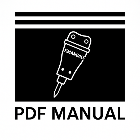 workshop manual for Komatsu JTHB Series Hydraulic Hammers
