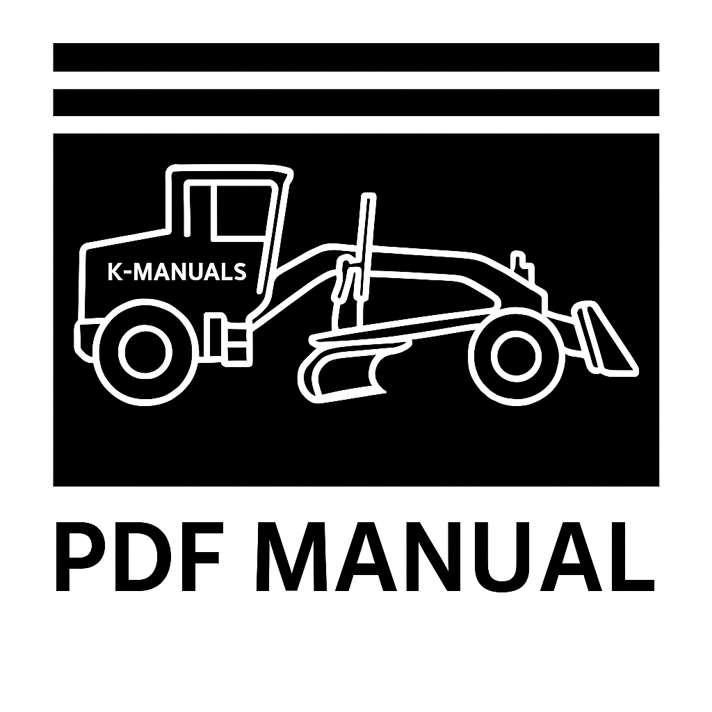 Komatsu Grader PDF Manual Cover